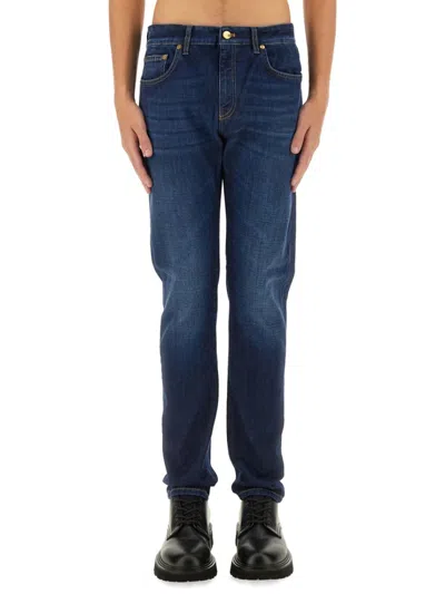 Pt Torino Straight Leg Denim Jeans In Blue