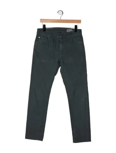 Pre-owned Pt Torino Straight Leg Pants In Green