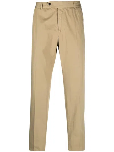 Pt Torino Straight-leg Chino Trousers In Neutrals