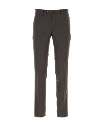 Pt Torino Straight Leg Tailored Trousers In Gray