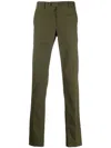 Pt Torino Pantaloni In Gabardina In Grün