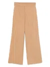 Pt Torino Wide-leg Trousers With Concealed Fastening