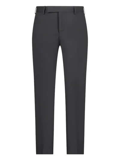 Pt Torino Straight-leg Trousers In Black