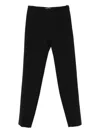 Pt Torino Tailored Straight-leg Trousers With Seam Detailing In Black