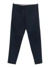 Pt Torino Pants With Pleated Pockets In Blue