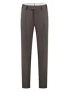 Pt Torino Straight-leg Trousers In Brown
