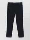 Pt Torino Straight Leg Trousers Featuring Pockets In Black