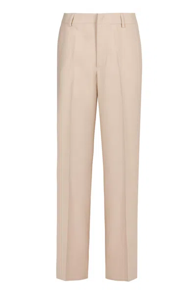 Pt Torino Straight-leg Trousers In Panna