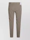 Pt Torino Straight Leg Trousers With Back Pockets And Belt Loops In Gray