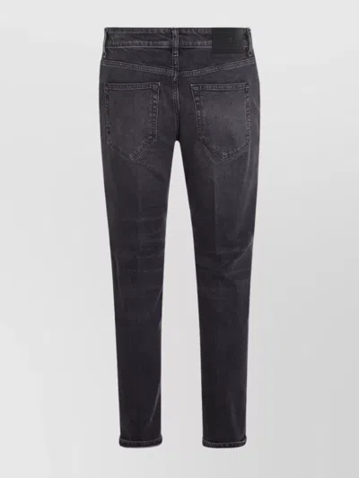 PT TORINO STRAIGHT LEG TROUSERS WITH BELT LOOPS