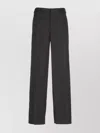 Pt Torino Straight Leg Wide-leg Trousers In Black