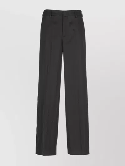 PT TORINO STRAIGHT LEG WIDE-LEG TROUSERS