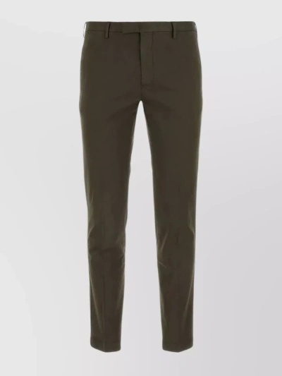 Pt Torino Cotton Blend Epsylon Pants In Brown