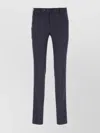 Pt Torino Super Slimfit Stretch Cotton Trousers In Blue