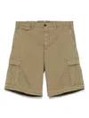 Pt Torino Relaxed Cargo Bermuda Shorts In Green