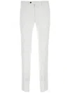 Pt Torino Belt Ring Casual Pants In White