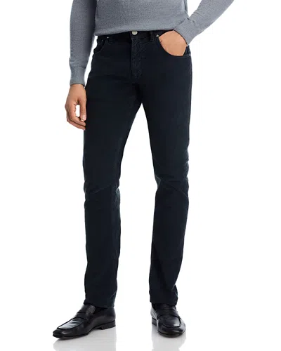 Pt Torino Stretch Corduroy Slim Fit Five Pocket Pants In Black