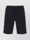 Pt Torino Stretch Cotton Bermuda Shorts In Blue