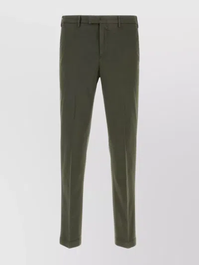 Pt Torino Stretch Cotton Blend Pant With Belt Loops In Y177