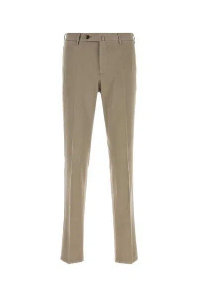 Pt Torino Stretch Cotton-cashmere Blend Pant For Men In Nude
