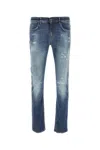Pt Torino Stretch Denim Jeans Featuring Distressed Detailing