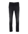 Pt Torino Jeans Denim Stretch Belt Loops In Black