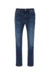 Pt Torino Washed Effect Jeans In Blue