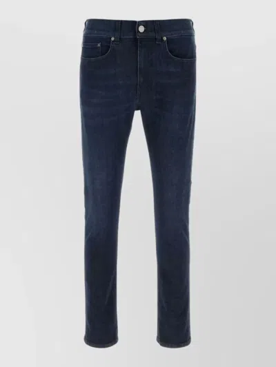 Pt Torino Stretch Denim Jeans Five Pocket Design Beltloops In Blue