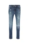 Pt Torino Stretch Denim Jeans Featuring Distressed Detailing In Mm97
