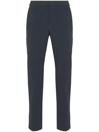 Pt Torino Stretch-design Trousers In Blue