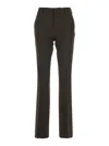 Pt Torino Stretch Fluid Tricotine Flare Pants In Black
