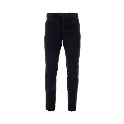 Pt Torino Stretch Gabardine Master Fit Pants In Blue