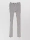 Pt Torino Stretch Modal Blend Pant With Belt Loops In Gray