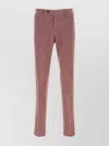 Pt Torino Stretch Modal Blend Pant With Belt Loops In Pink