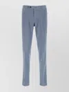 Pt Torino Stretch Modal Blend Pant With Practical Pockets In Blue