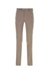 Pt Torino Stretch Virgin Wool Tailored Suit Pant In Burgundy