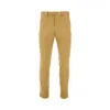 Pt Torino Slim Cotton Trousers In Beige