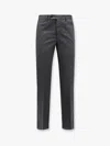 Pt Torino Style Stretch Cotton Master Fit Trousers In Gray