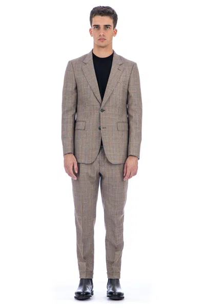 Pt Torino Stylish Multi-patterned Men's Jacket In Gray
