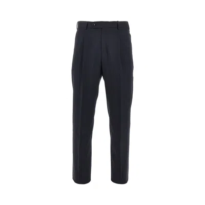 Pt Torino Super 130's Wool 'union Fit' Pants In Blue
