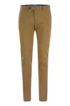 Pt Torino Super Slim Trousers In Brown