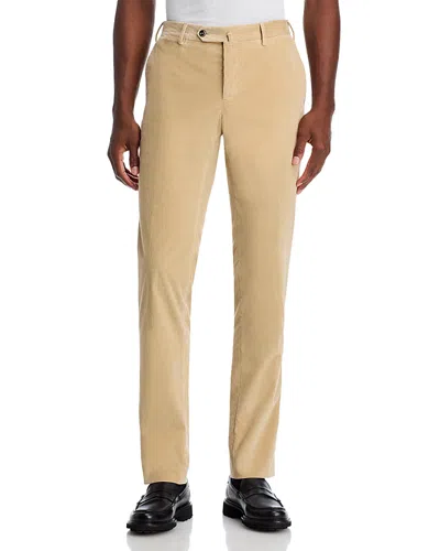 Pt Torino Super Soft Corduroy Slim Fit Pants In Brown
