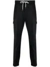 Pt Torino Superlight Deluxe Wool Soft Cargo Jogger Pants In Black