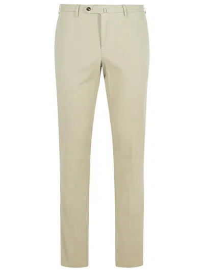 Pt Torino Superslim' Beige Cotton Pants