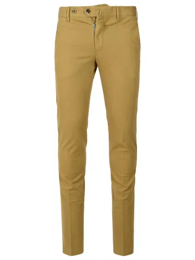 Pt Torino 'superslim' Brown Cotton Pants