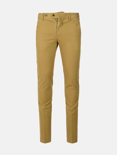 Pt Torino 'superslim' Brown Cotton Pants