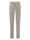 Pt Torino Tailored Straight-leg Pants With Subtle Pleats And Side Pockets