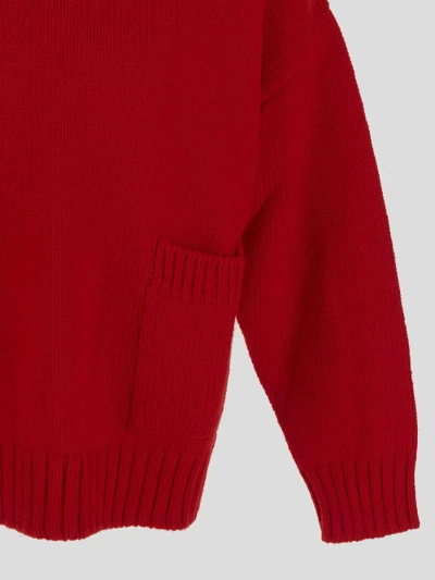 Pt Torino Sweaters In Red