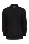 Pt Torino Wool Polo Shirt In Black