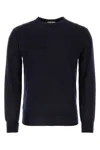 Pt Torino Foldable Cuffs Wool Sweater In Blue